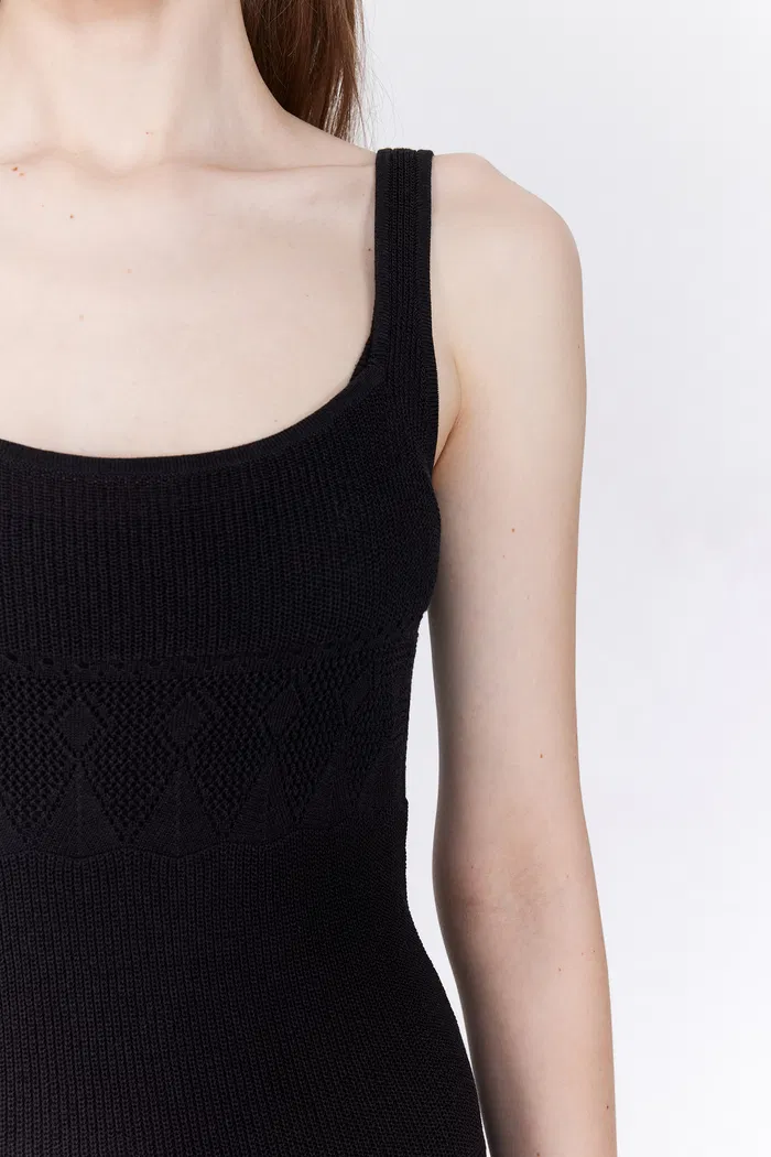 Sacha Bodycon Sundress in Cotton Blend - Image 7