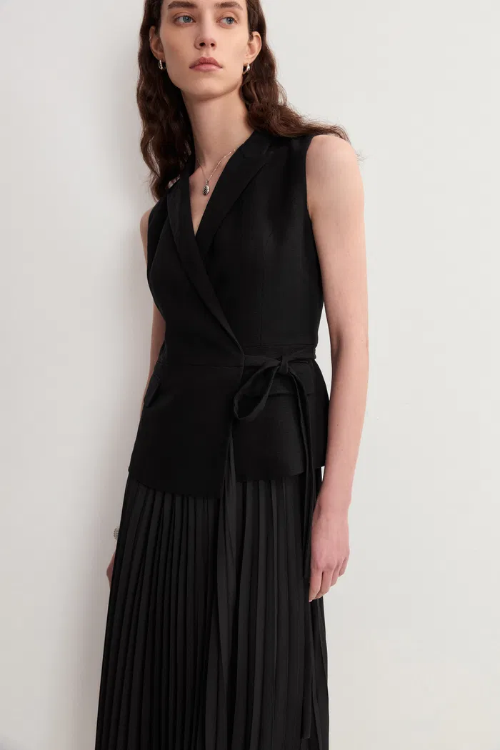 Sherry Sleeveless Pleated Dress - Image 6