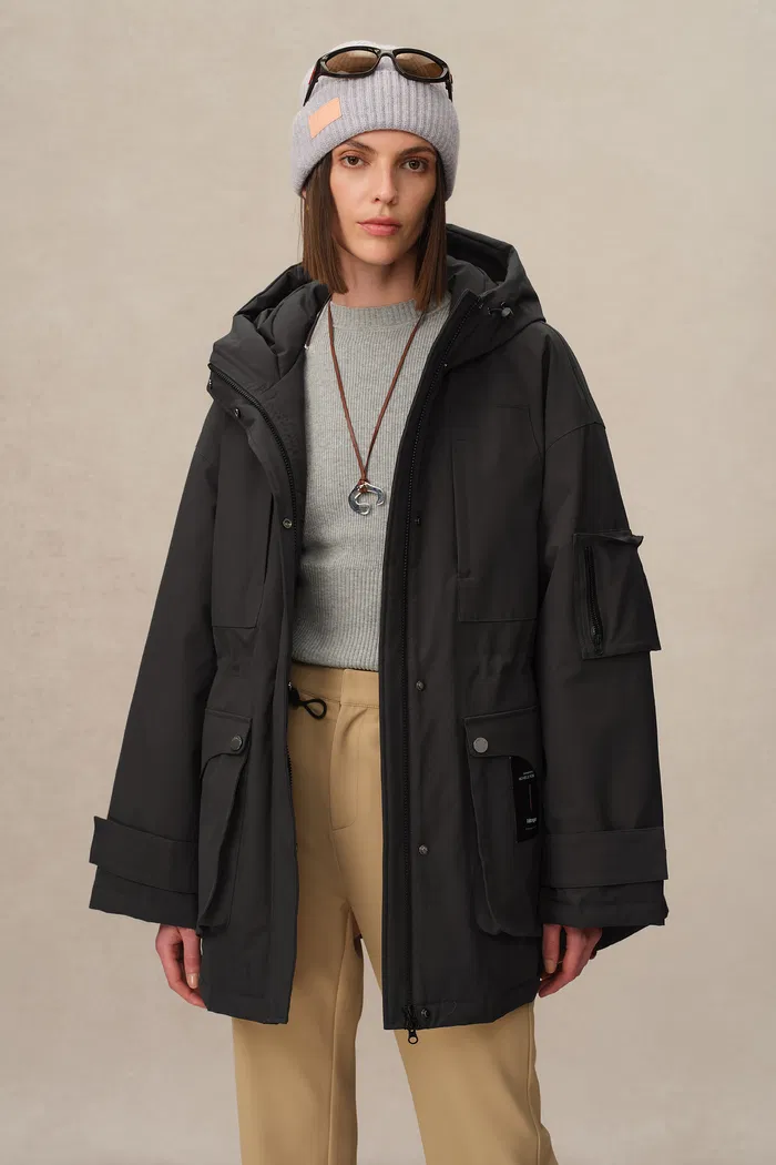 Sogne Goose Down Parka in Waterproof Fabric - Image 2