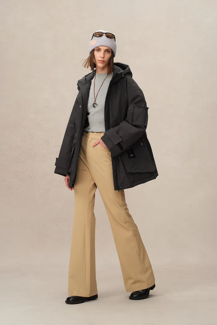 Sogne Goose Down Parka in Waterproof Fabric - Image 3