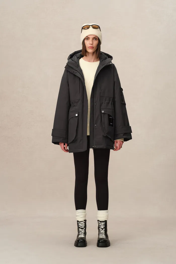 Sogne Goose Down Parka in Waterproof Fabric - Image 4