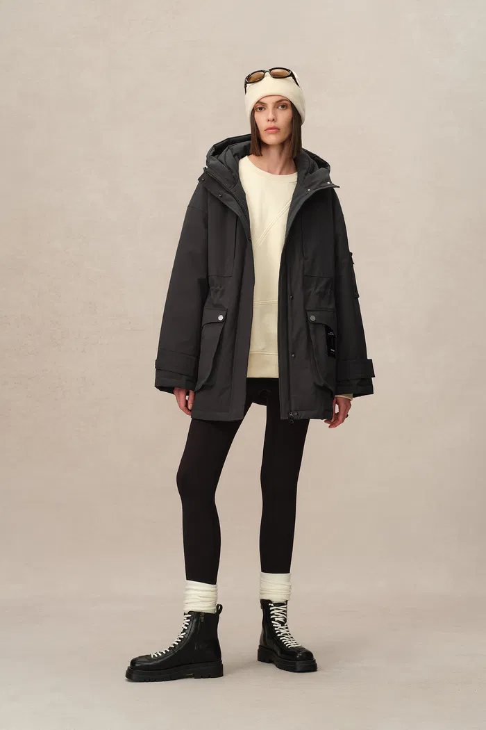 Sogne Goose Down Parka in Waterproof Fabric - Image 5