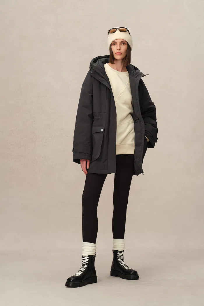 Sogne Goose Down Parka in Waterproof Fabric - Image 6