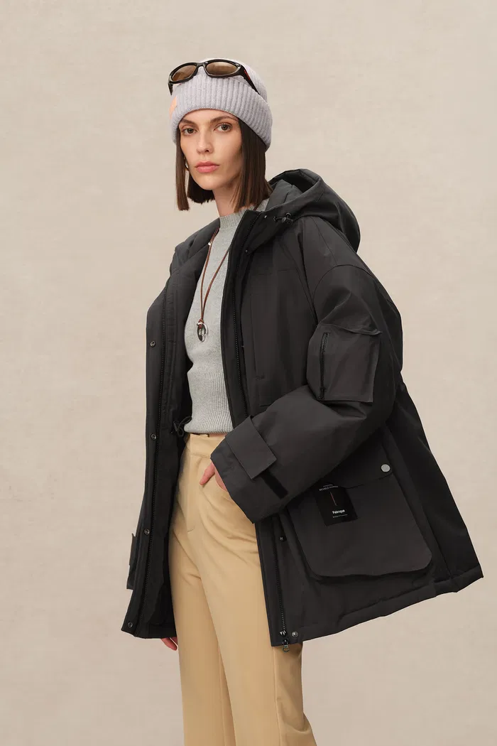 Sogne Goose Down Parka in Waterproof Fabric - Image 7