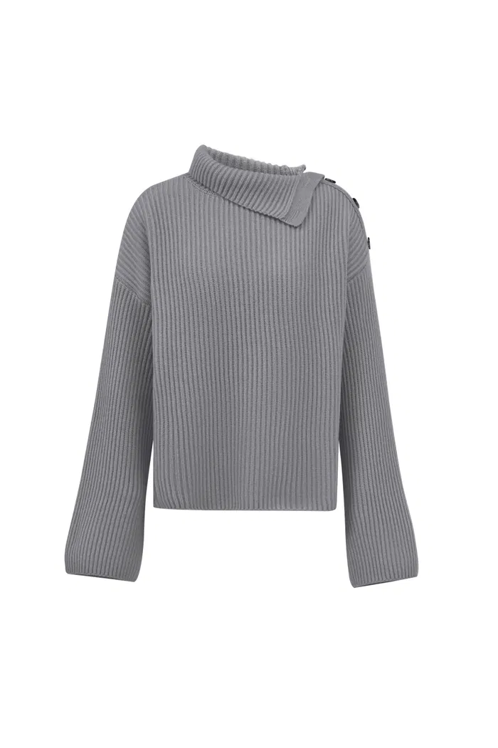 Soleil Sweater in Merino Cashmere Knit - Image 10