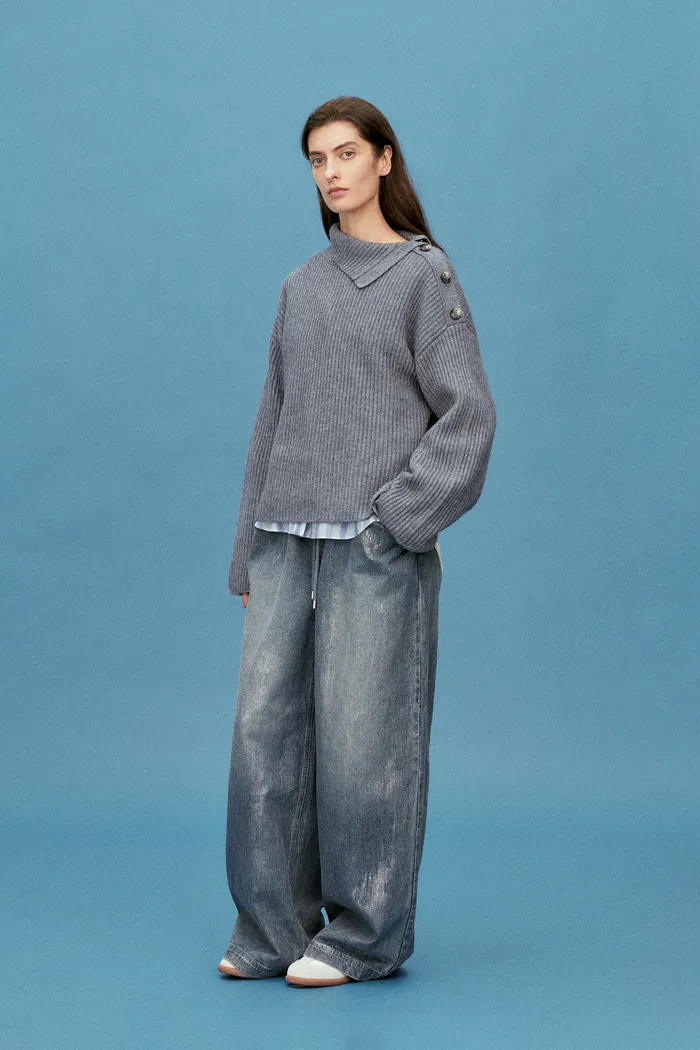 Soleil Sweater in Merino Cashmere Knit - Image 6
