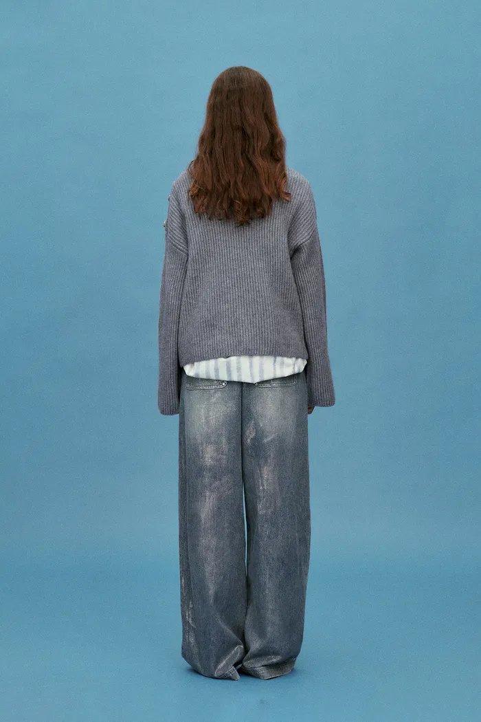 Soleil Sweater in Merino Cashmere Knit - Image 7