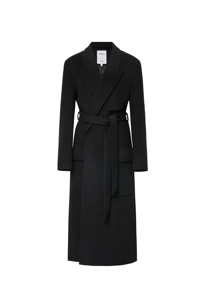 Stanley Robe Coat in Wool-Alpaca Blend - Image 10