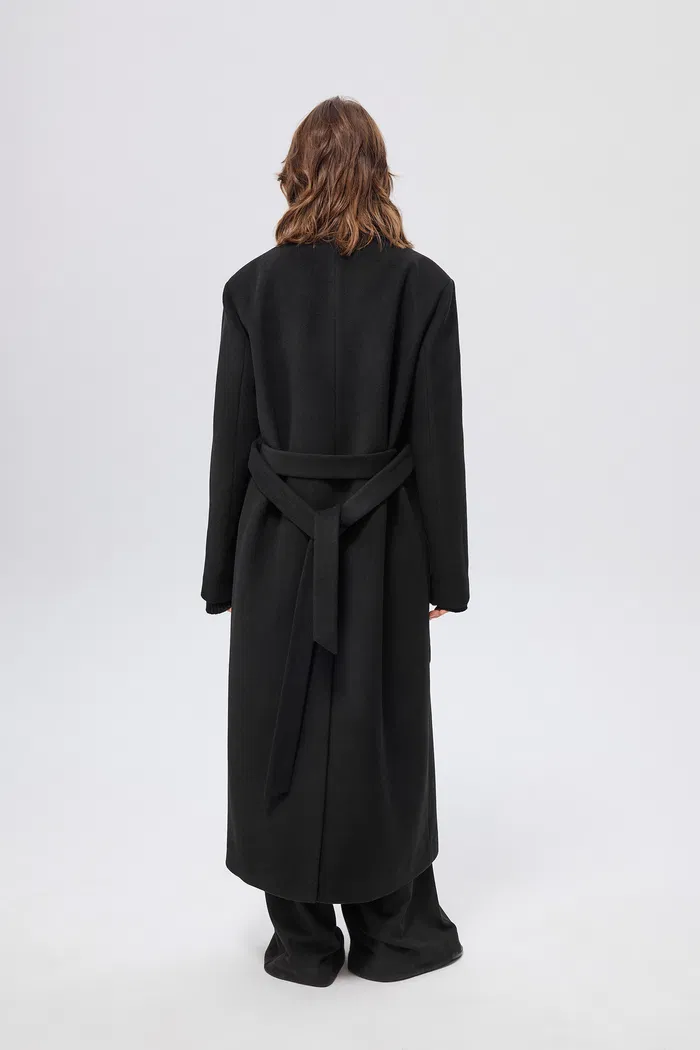 Stanley Robe Coat in Wool-Alpaca Blend - Image 6