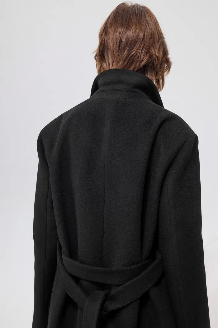 Stanley Robe Coat in Wool-Alpaca Blend - Image 7