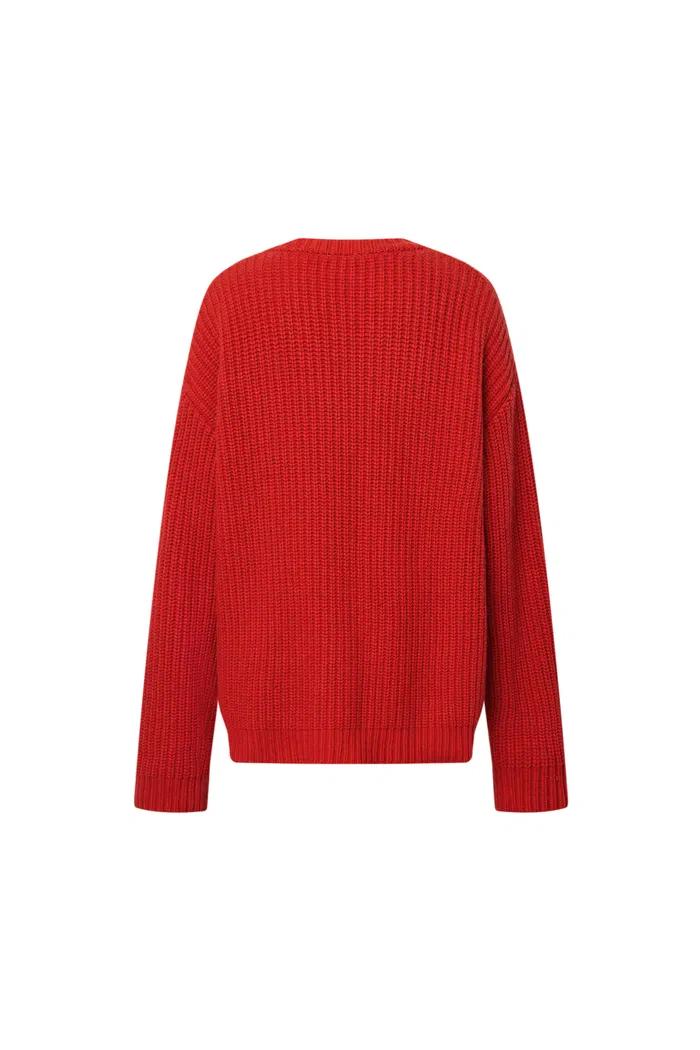 Star Lover Zodiac Cardigan in Chunky Merino Wool Knit - Image 14