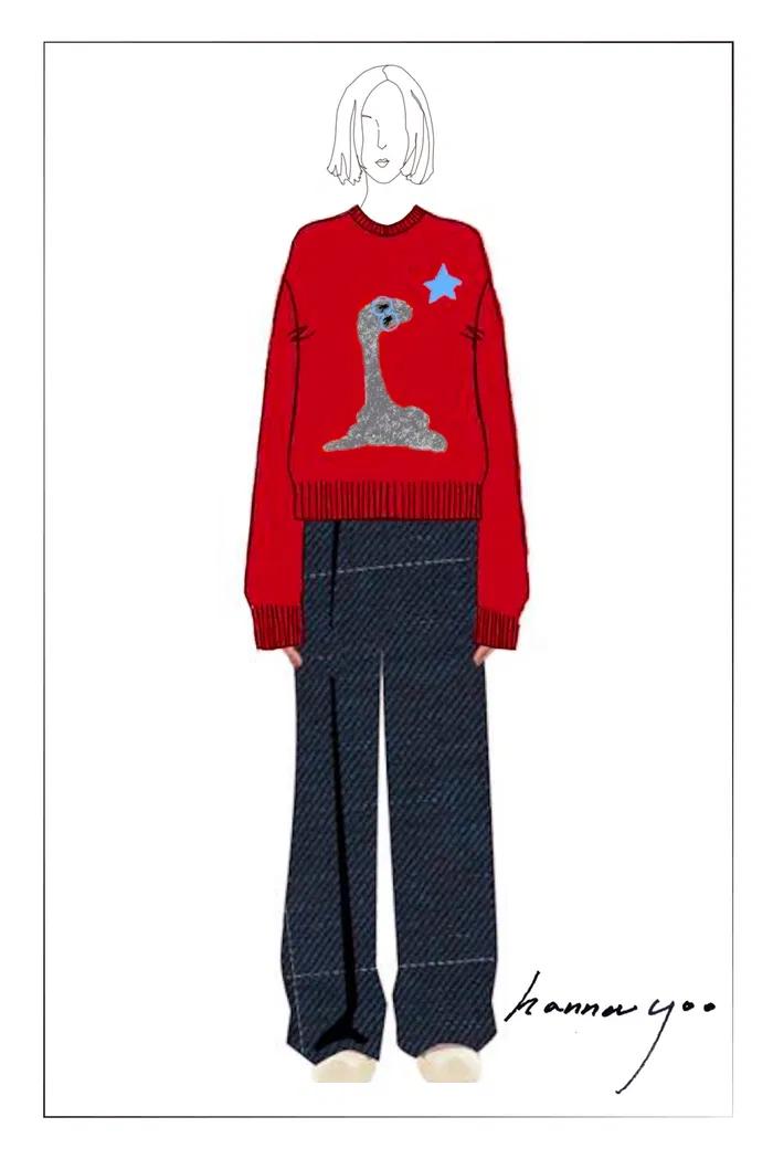 Star Lover Zodiac Knit Sweater in Chunky Merino Wool Knit - Image 11