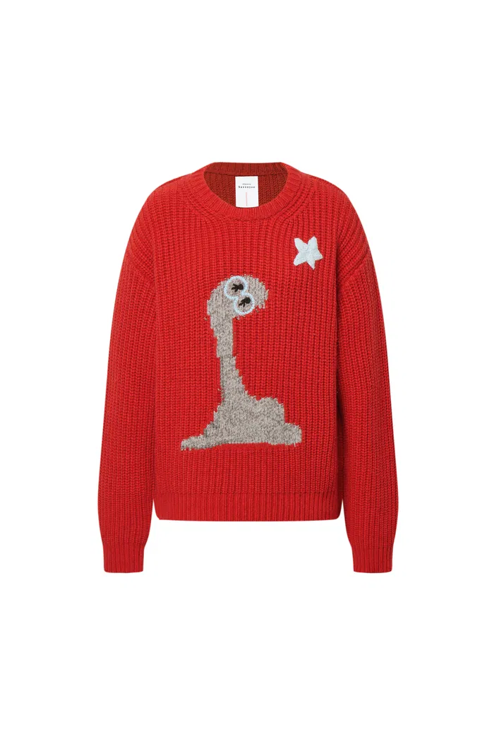Star Lover Zodiac Knit Sweater in Chunky Merino Wool Knit - Image 12