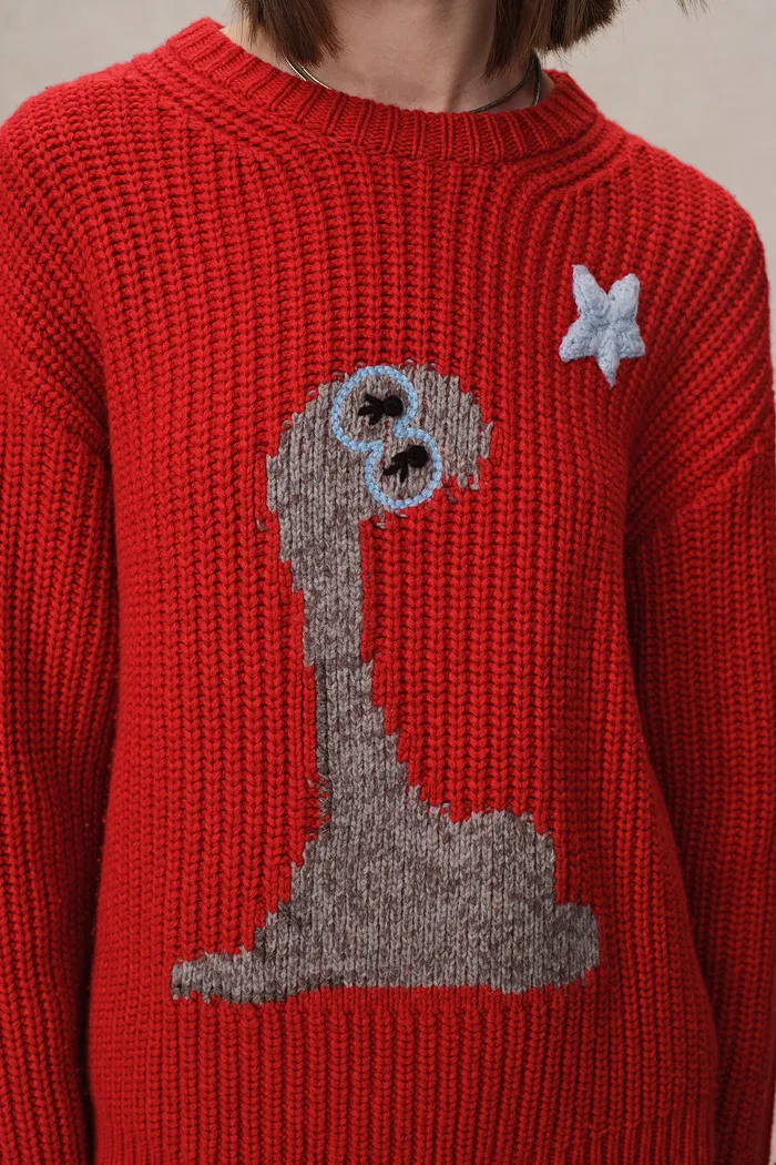 Star Lover Zodiac Knit Sweater in Chunky Merino Wool Knit - Image 9