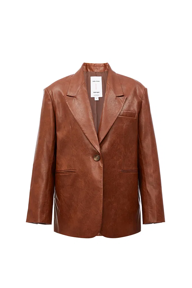 Stonham Blazer in Eco Wax Leather - Image 10