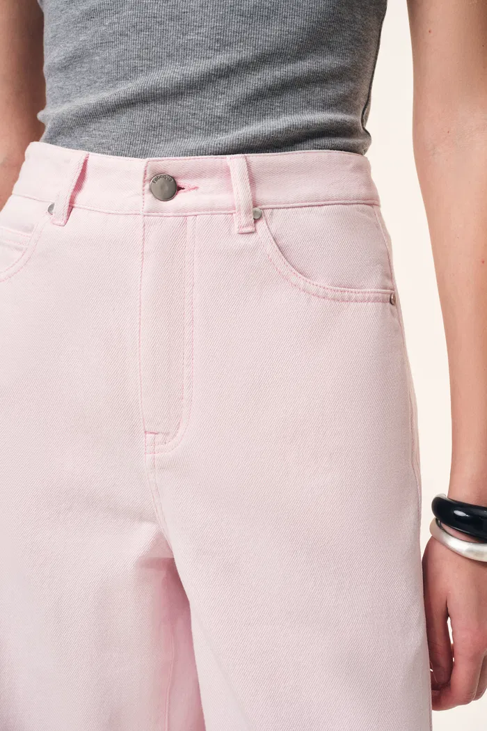 Sunset Soft Barrel Leg Jeans in Cotton Denim - Image 6