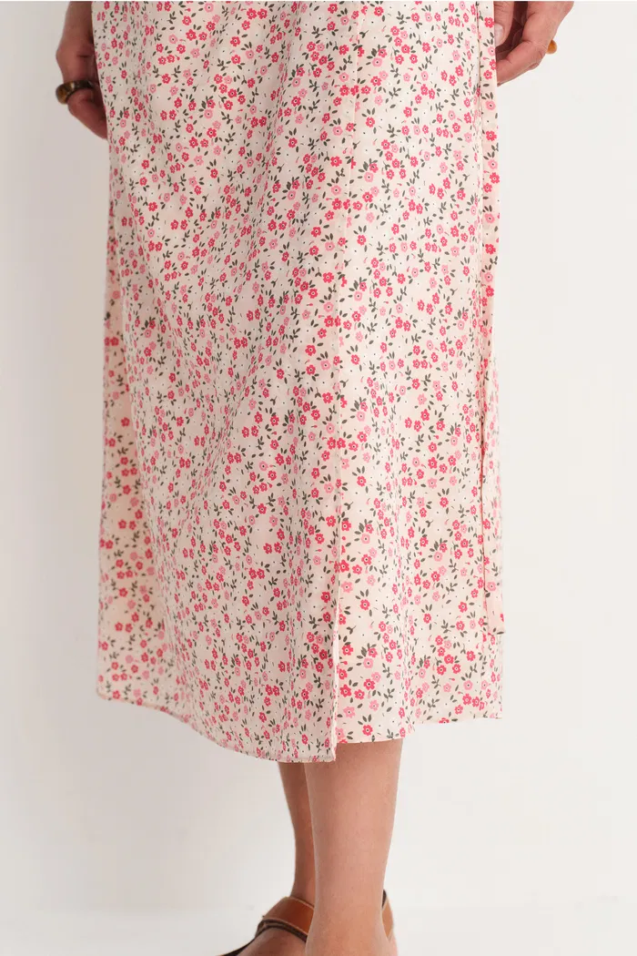 Teana V Neck Floral Dress - Image 9