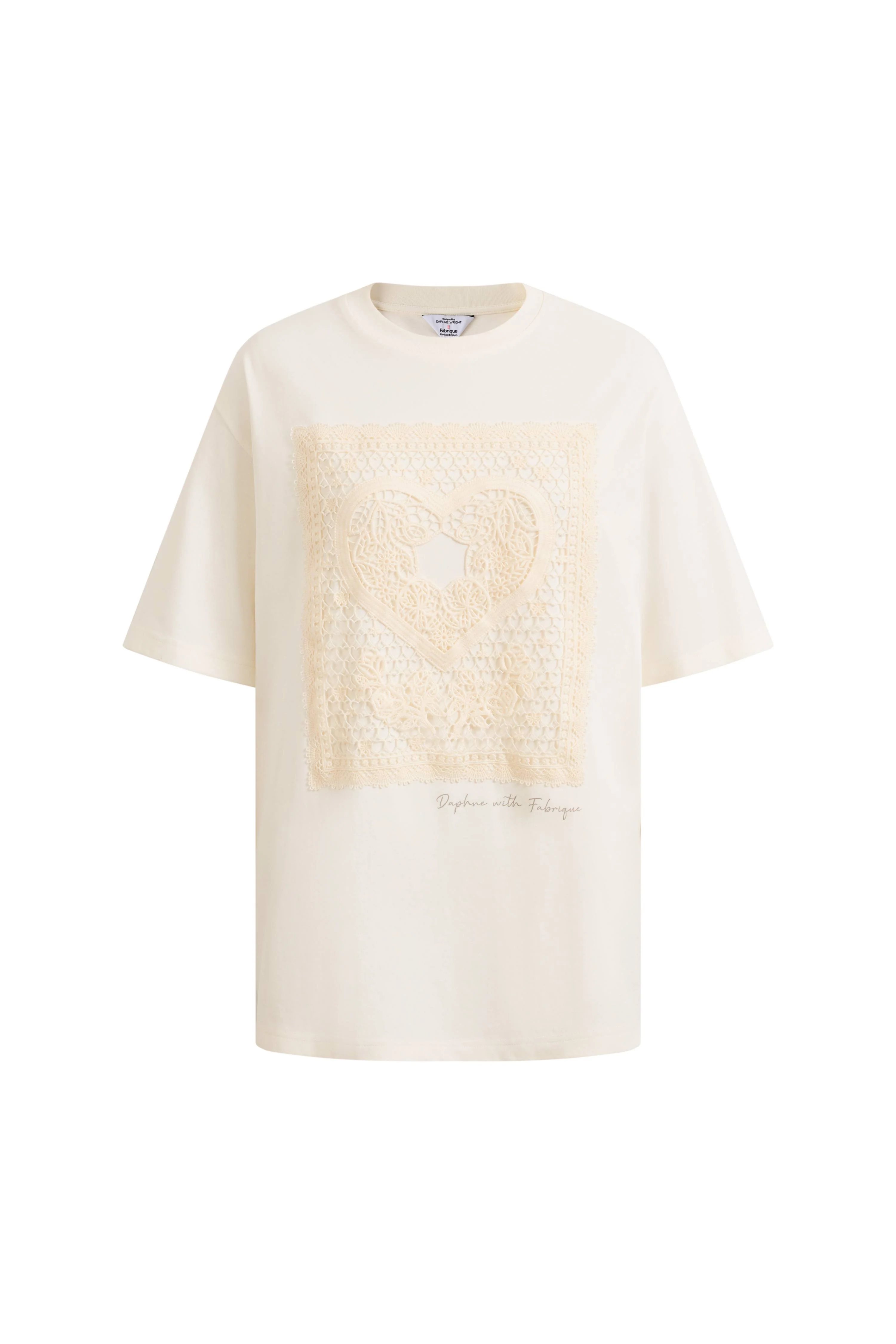 Tina Heart Patch T-Shirt in Premium Jersey Cotton - Image 6