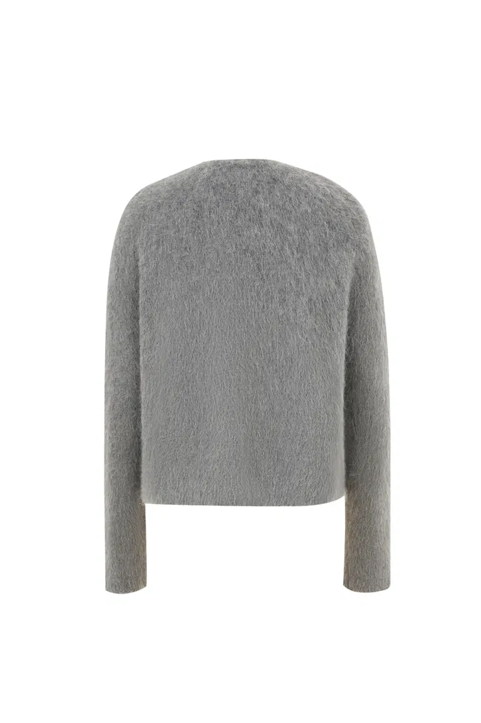 Titian Hand Embroidered Flora Sweater in Alpaca Blend Knit - Image 11