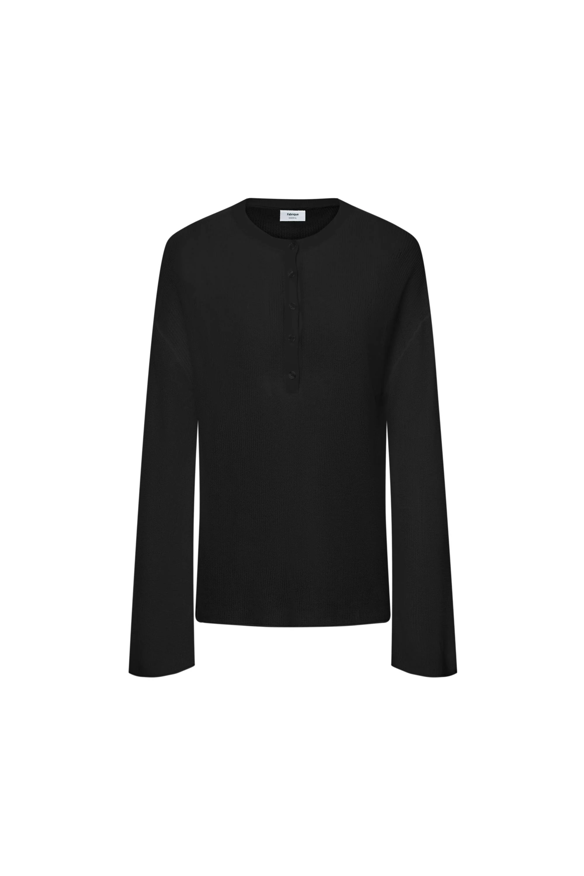 Tracy Semi Sheer Buttoned Blouse in Tencel Silk Knit - Image 10