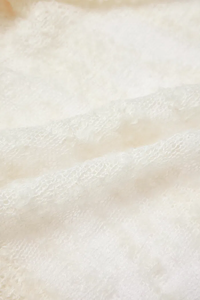 Vega Hand Swen Pearl Cardigan in Alpaca Blend Bouclé Knit - Image 9