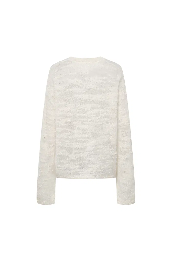 Vega Pearl Sweater in Baby Alpaca Blend - Image 11