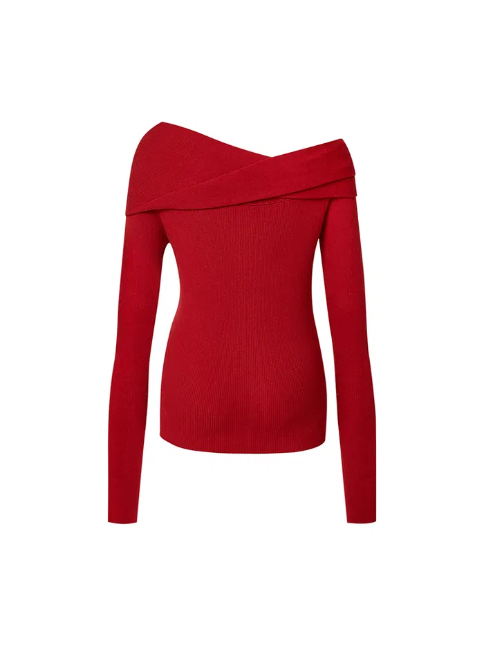 Venus Convertible Off Shoulder Long Sleeve Top - Image 11