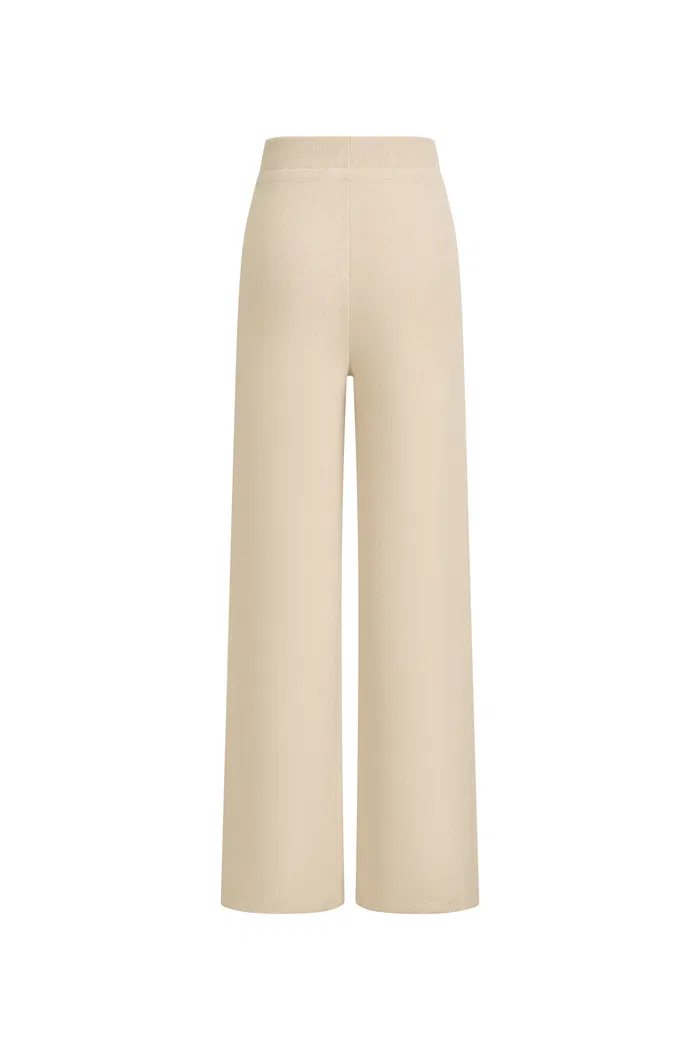Vivi Drawstring Elastic-Waist Knit Lounge Pants In Merino Wool Blend - Image 8