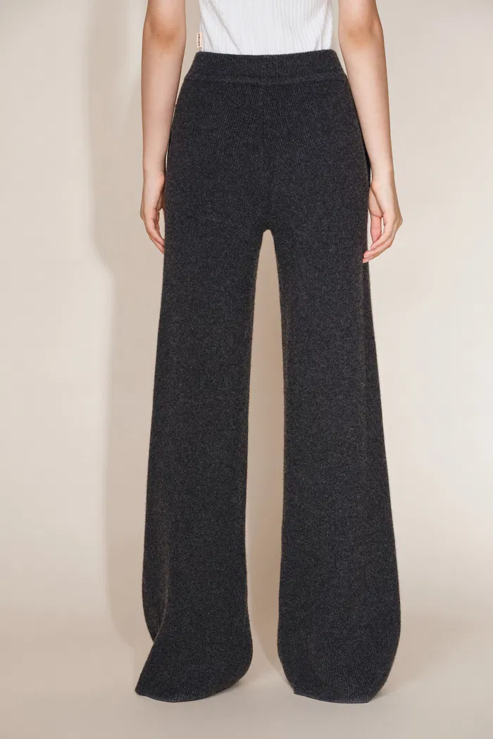 Vivi Hooded Fitted Cardigan and Pants Matching Sets in Merino Wool Knit - Image 6