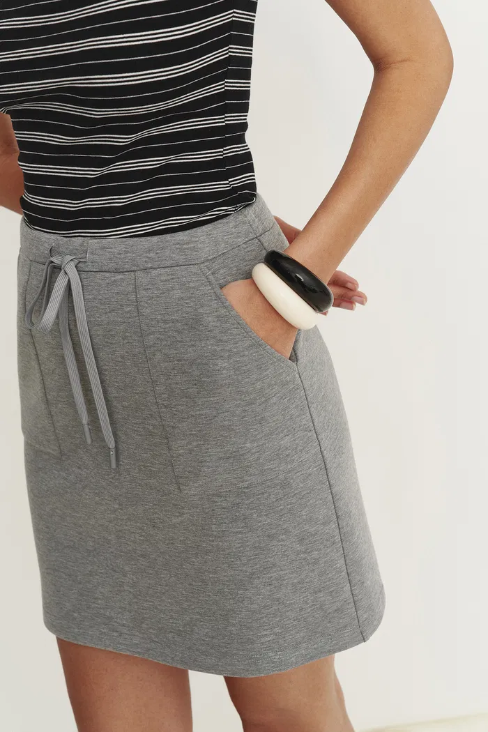 Yoko Casual Short Skirt in Cotton - Image 7