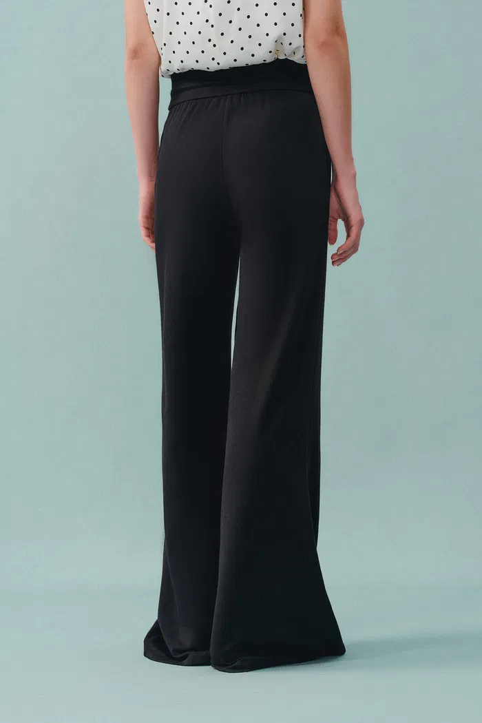 Yuri Side Slit Pants in Brushed Knit - Image 7