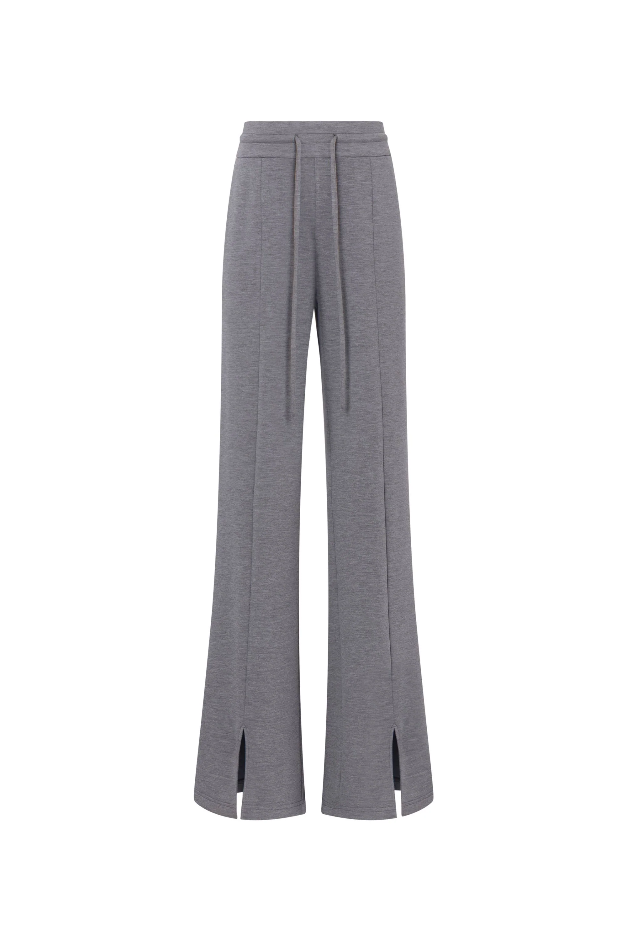 Yuri Split Hem Pants in Brushed Jersey knit - Image 10